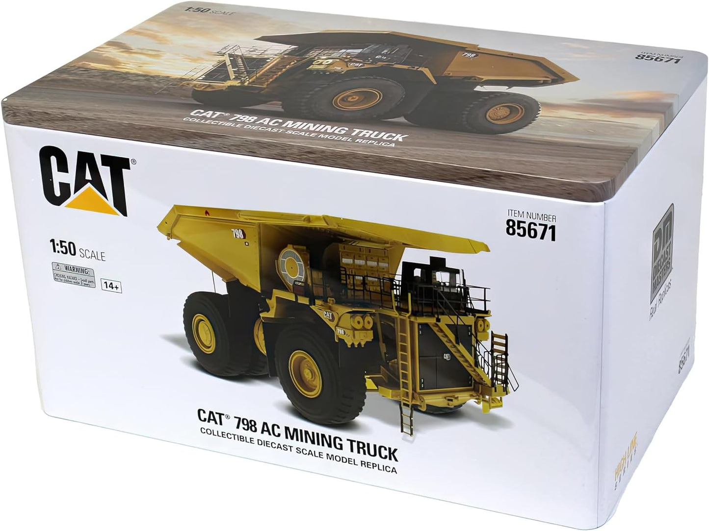 Diecast Masters 1:50 CAT 798 Mining Truck
