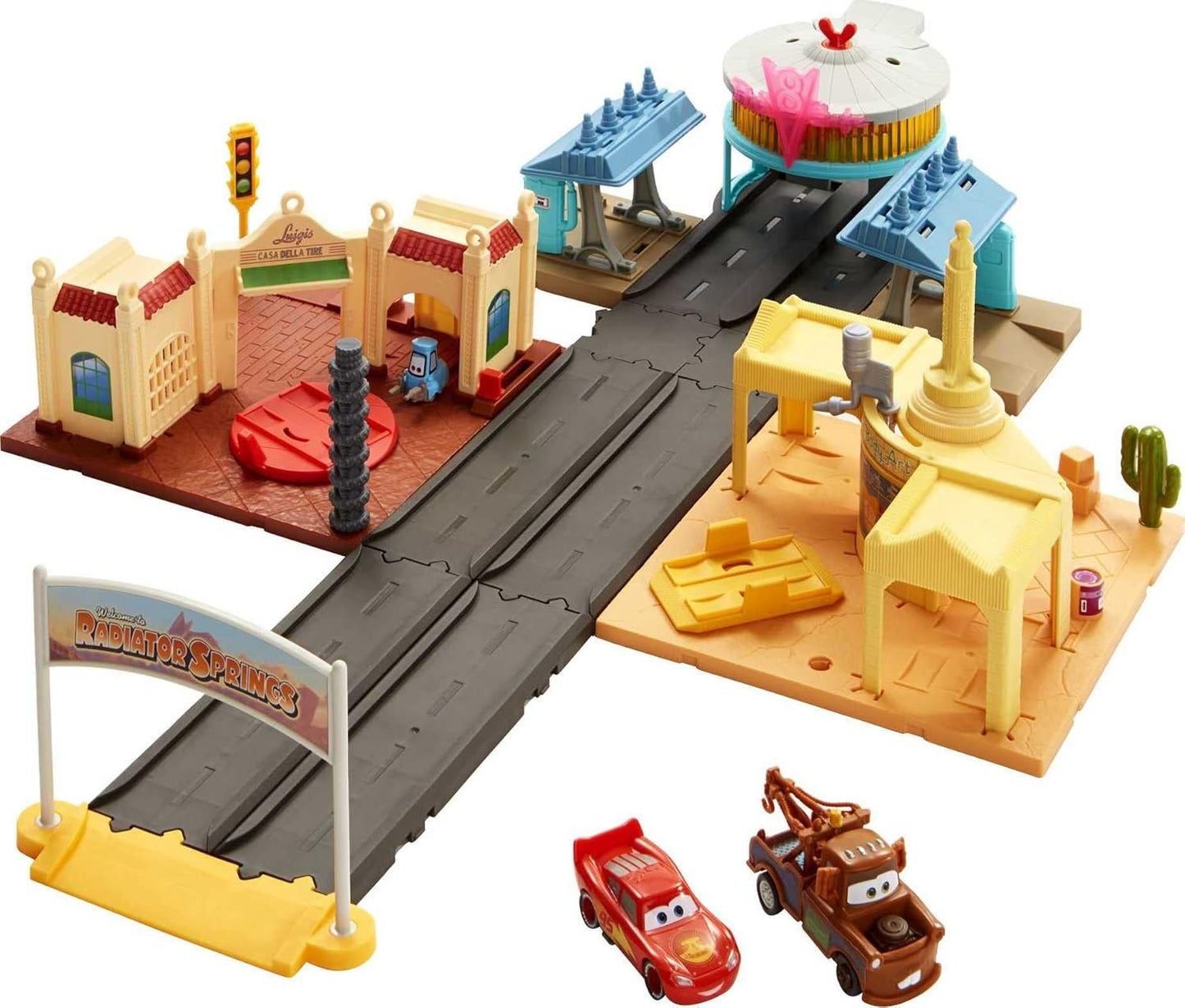 Cars On The Road Playset
