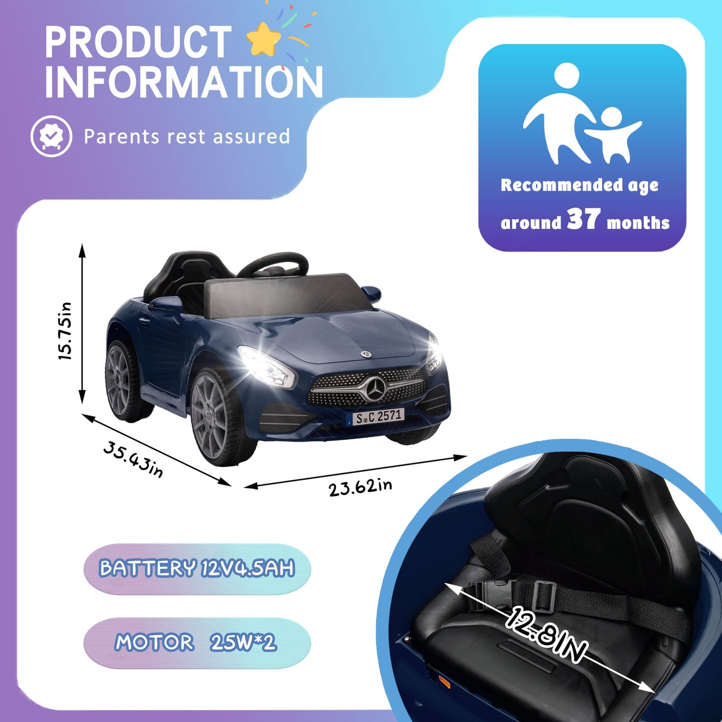 Mercedes-Benz CLS 350 Ride-On Car