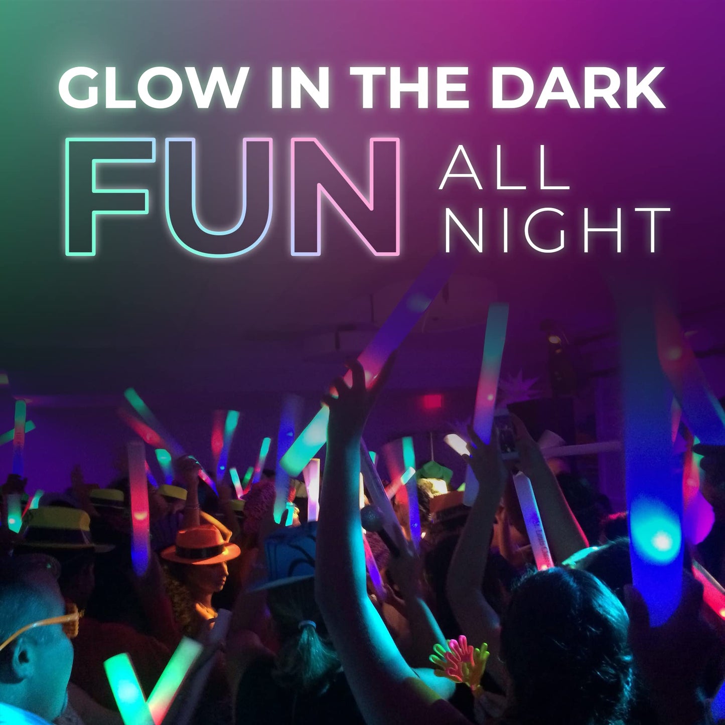 100 Orange 16" Glow Sticks