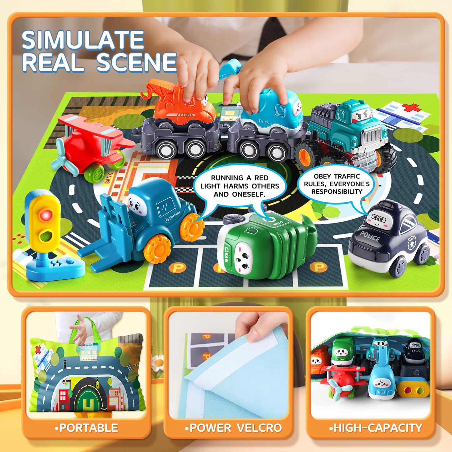 "Big Truck Toy for 1-2 Year Old Boys"