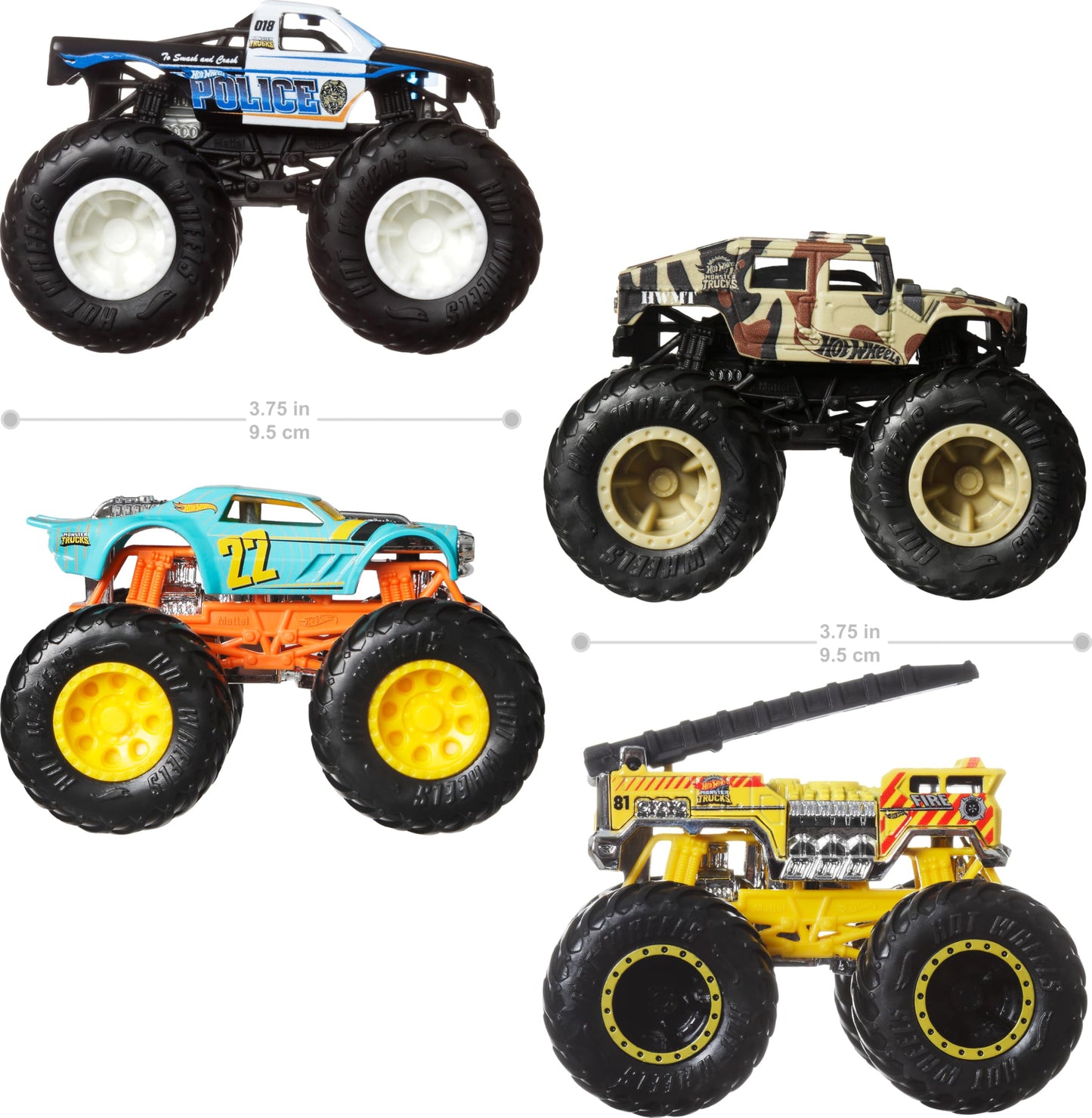 Hot Wheels Monster Trucks 2-Pack