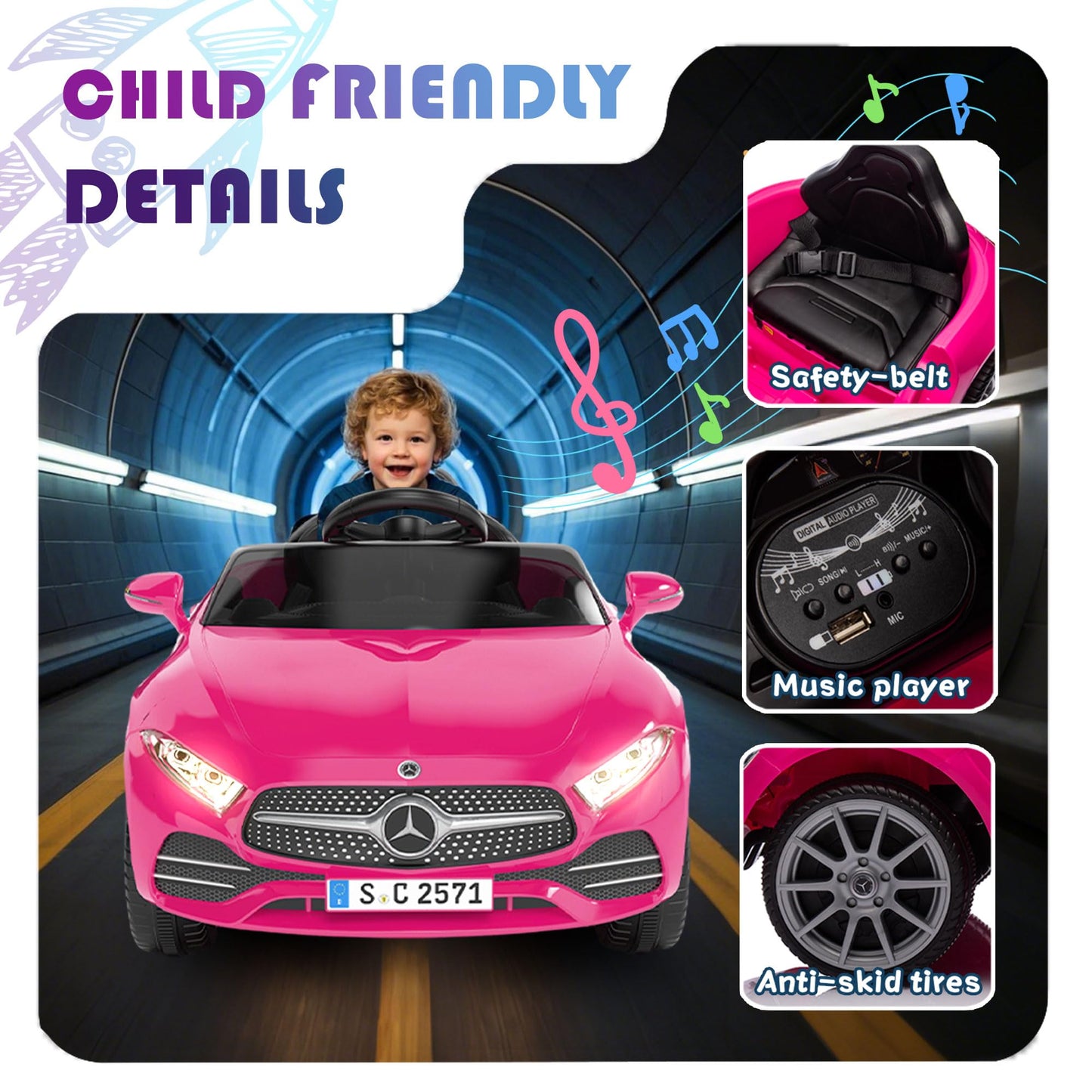 Mercedes-Benz CLS 350 Ride-On Car