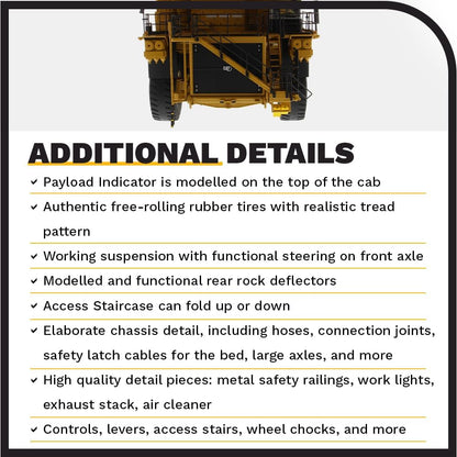Diecast Masters 1:50 CAT 798 Mining Truck
