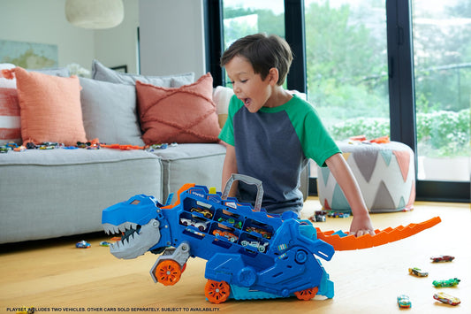 Hot Wheels Ultimate T-Rex Transporter Set