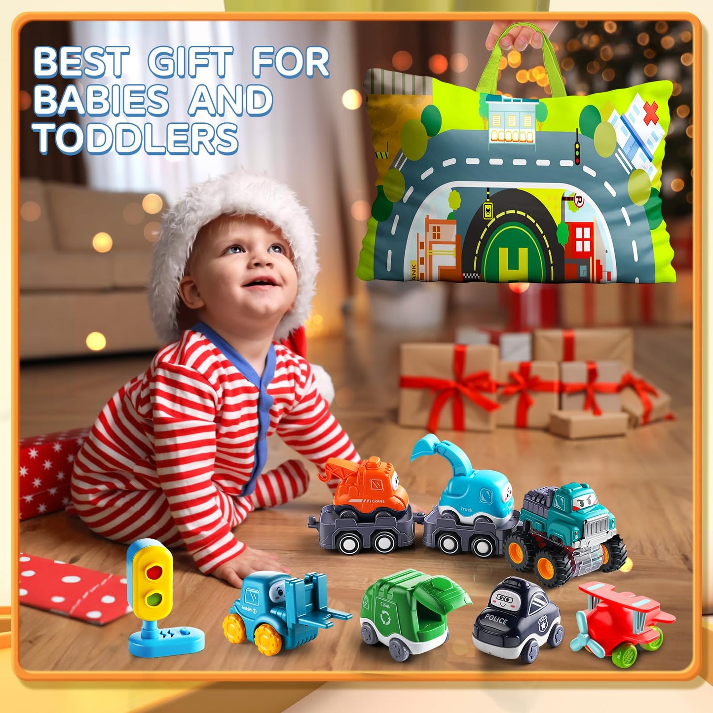 "Big Truck Toy for 1-2 Year Old Boys"
