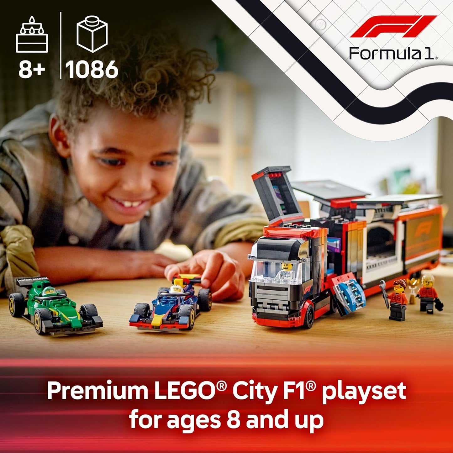 LEGO City F1 Truck & Cars Set 60445