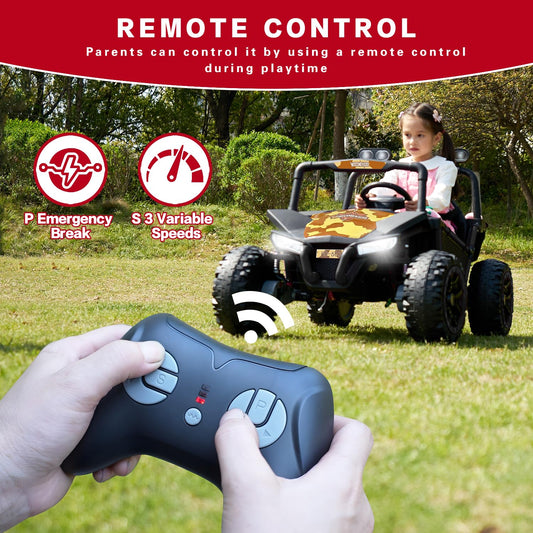 4V 2-Seater Electric Ride-On Truck for Kids