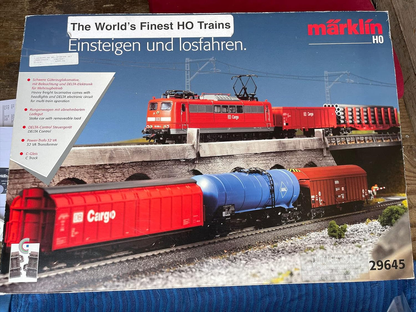 Marklin HO Delta Cargo Starter Set