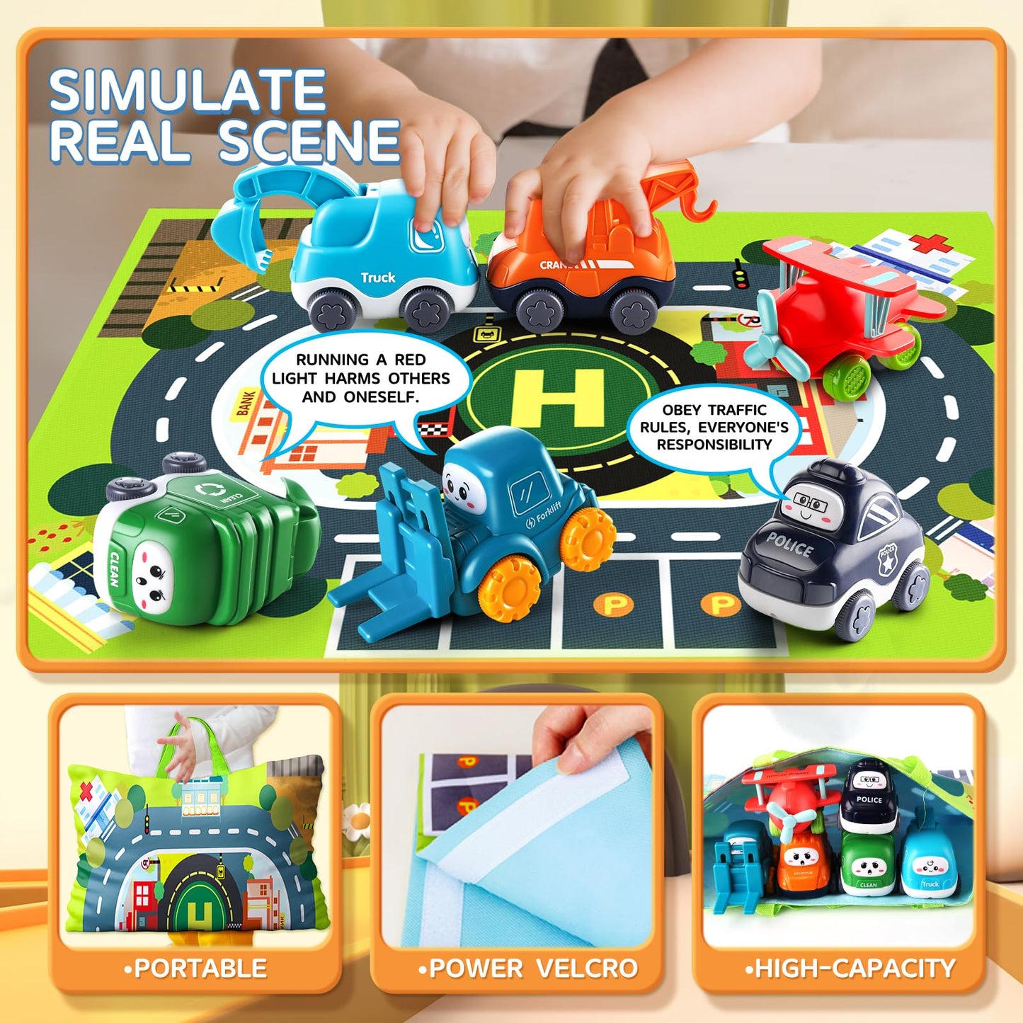 "Big Truck Toy for 1-2 Year Old Boys"