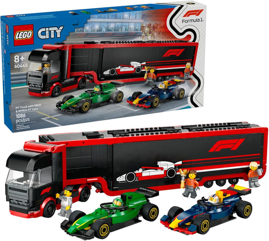 LEGO City F1 Truck & Cars Set 60445