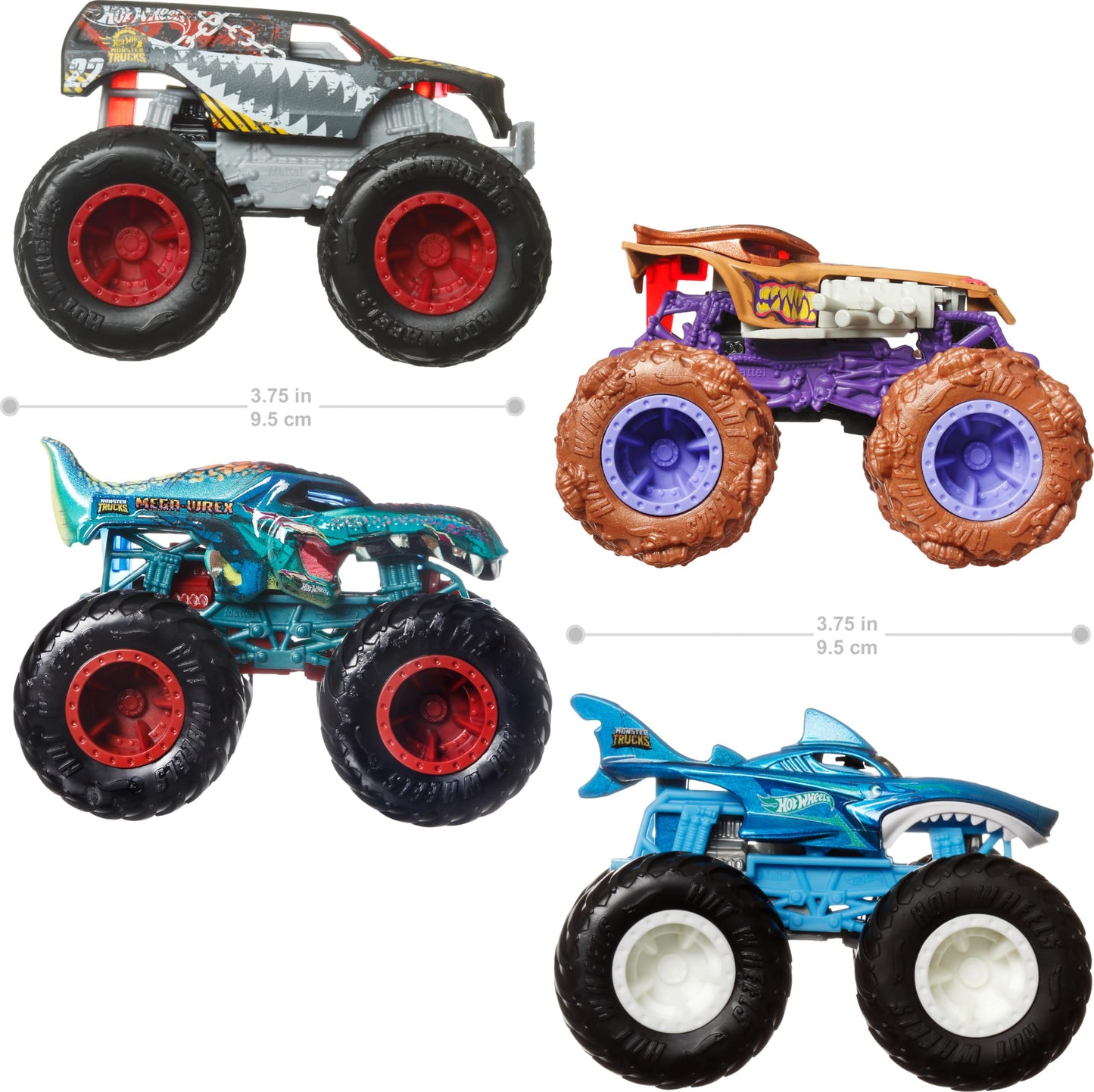 Hot Wheels Monster Trucks 2-Pack