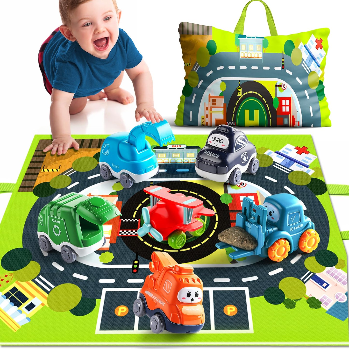 "Big Truck Toy for 1-2 Year Old Boys"