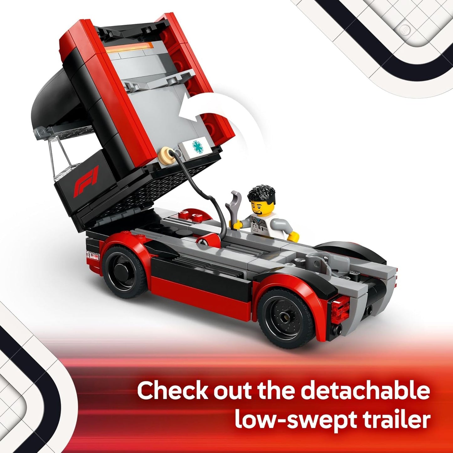 LEGO City F1 Truck & Cars Set 60445