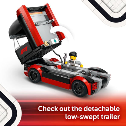 LEGO City F1 Truck & Cars Set 60445